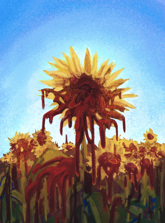 Anastasia Donets - Sunflowers - A4 print