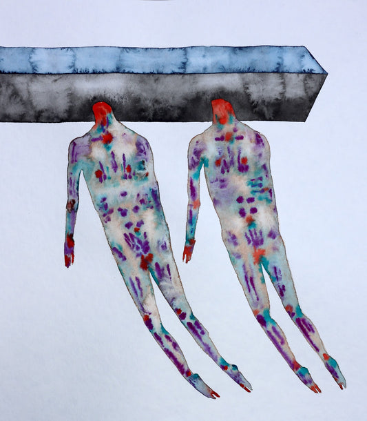 Danylo Movchan - print 35x30 "two bodies"