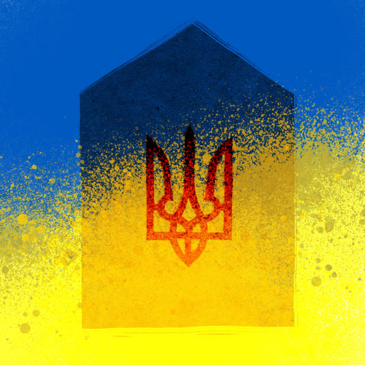 Izar Ira - print "Ukraine is my home" 