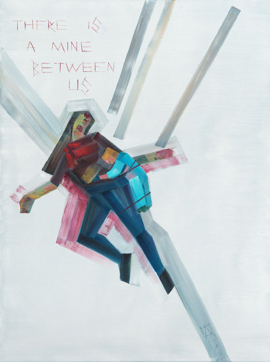 Nata Levitasova - A3/A2 print - "There is a mine between us"