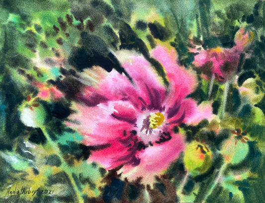 Nadiya Dubei - A3 print - Floral